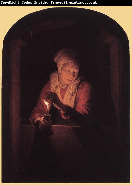DOU, Gerrit Old Woman with a Candle  df